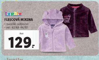 Lidl Fleecová mikina nabídka