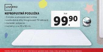 Lidl Nepropustná podložka nabídka