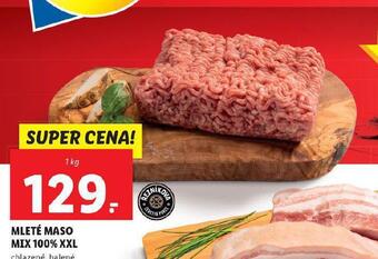 Lidl Mleté maso mix 100% xxl nabídka