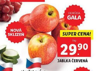 Jablka červená