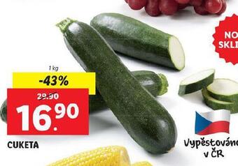 Lidl Cuketa nabídka