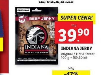 Lidl Indiana jerky nabídka