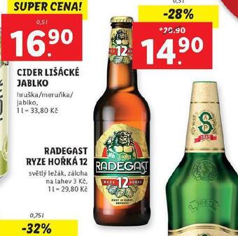 Lidl Pivo radegast nabídka