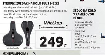 Lidl Sedlo na kolo s paměťovou pěnou nabídka