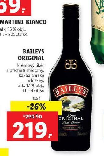 Lidl Baileys original nabídka