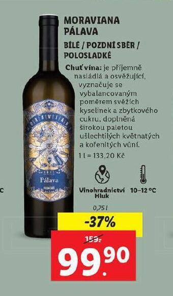 Lidl Moraviana pálava nabídka