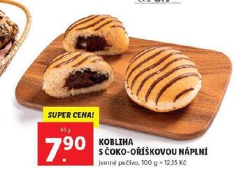 Lidl Kobliha s čoko-oříškovou náplní nabídka
