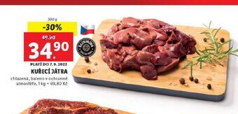 Lidl Kuřecí játra nabídka