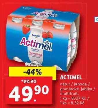 Lidl Actimel, 6x 100 g nabídka