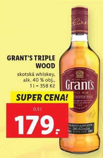 Lidl Grant's triple wood, 0,5 l nabídka