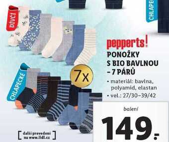 Lidl Ponožky s bio bavlnou -7 párů nabídka