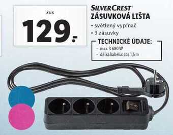 Lidl Zásuvková lišta nabídka