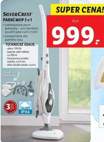 Lidl Parní mop 2v1 nabídka