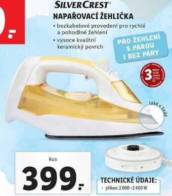 Lidl Napařovací žehlička nabídka