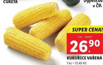 Lidl Kukuřice vařená, 2 ks nabídka