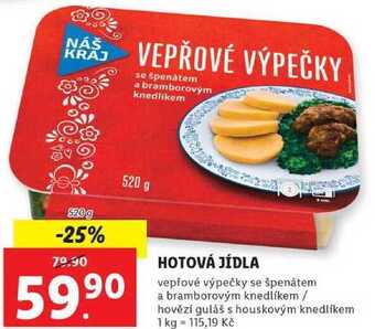 Lidl Hotová jídla, 520 g nabídka