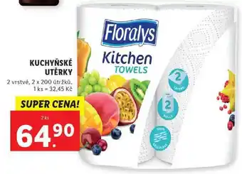 Lidl Kuchyňské utěrky, 2 ks nabídka