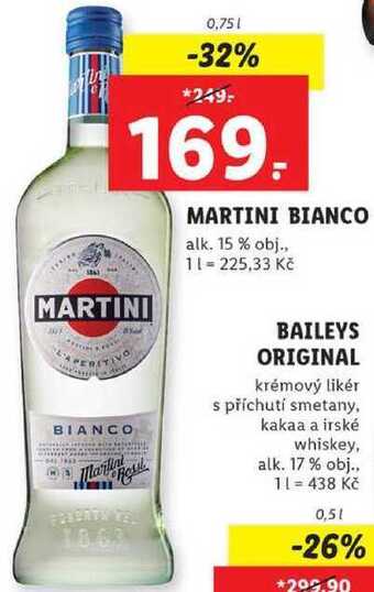 Lidl Martini bianco, 0,75 l nabídka