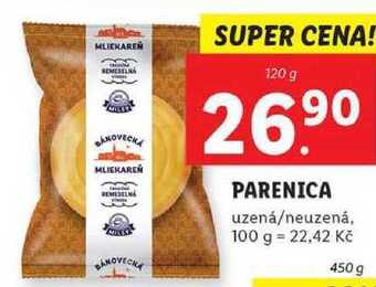 Lidl Parenica, 120 g nabídka