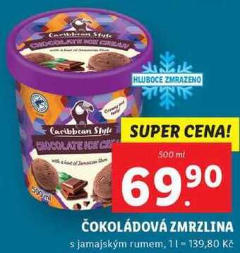 Lidl Čokoládová zmrzlina, 500 ml nabídka