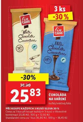 Lidl Čokoláda na vaření, 200 g nabídka