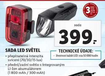 Lidl Sada led světel nabídka