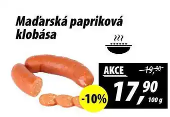 ZEMAN Maďarská papriková klobása, 100 g nabídka