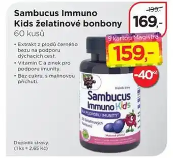 Sambucus Immuno Kids želatinové bonbony žé kusů