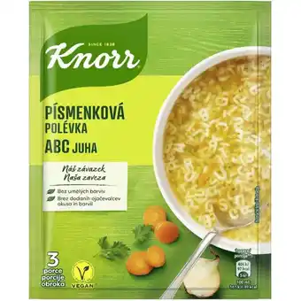 Rohlik.cz Knorr písmenková polévka nabídka