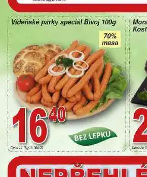Lidl Vídeňské párky speciál nabídka