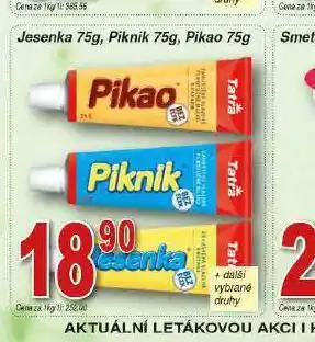 Lidl Jesenka, piknik. pikao nabídka