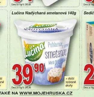 Lidl Lučina nadýchaná smetanová nabídka