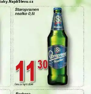 Lidl Pivo staropramen nealko nabídka