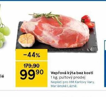 Tesco Vepřová kýta bez kosti nabídka