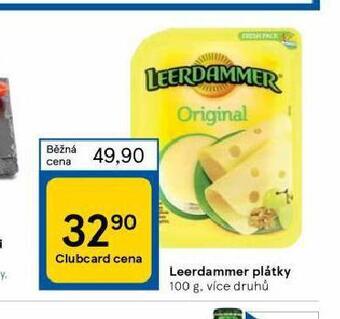Tesco Leerdammer plátky nabídka