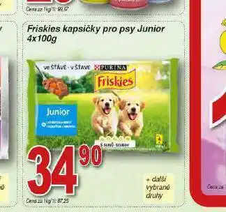Lidl Friskies kapsičky pro psy junior nabídka