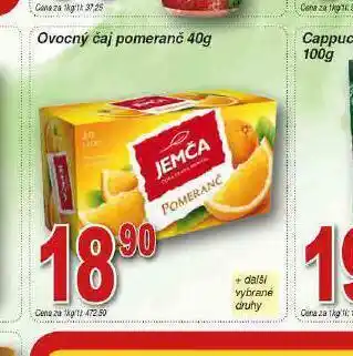 Lidl Ovocný čaj pomeranč nabídka
