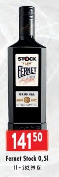 Astur&Qanto Fernet Stock 0,5 l nabídka