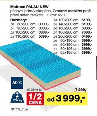 Sconto Matrace Palau New nabídka