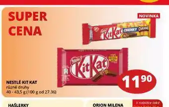 Flop Nestlé kit kat nabídka