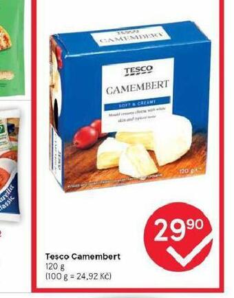 Tesco Camembert nabídka