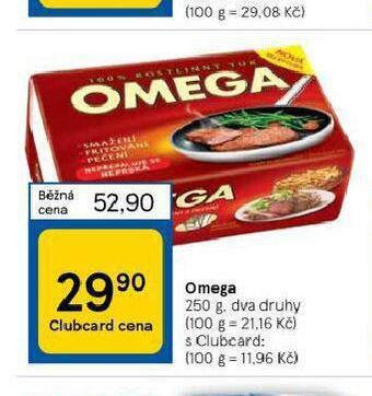 Tesco Omega nabídka