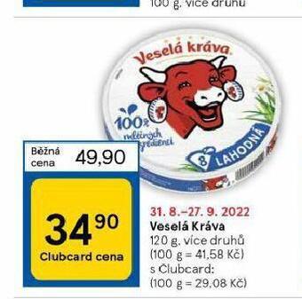 Tesco Veselá kráva nabídka