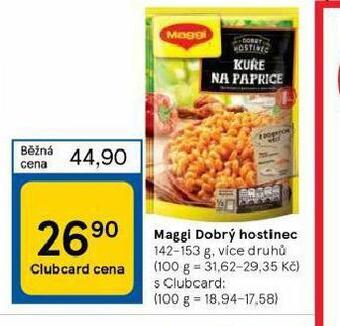 Tesco Maggi dobrý hostinec nabídka