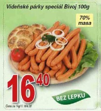 Hruška Vídenské párky speciál Bivoj 100g nabídka