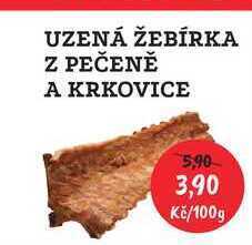 RABBIT řeznictví Uzená žebírka z pečeně a krkovice, 100 g nabídka