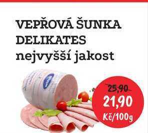 RABBIT řeznictví Vepřová šunka delikates, 100 g nabídka