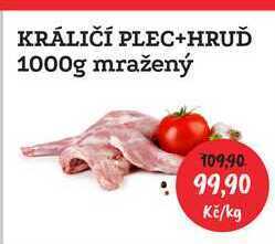 RABBIT řeznictví Králičí plec+hruď, 1000 g nabídka
