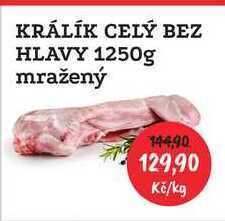 RABBIT řeznictví Králík celý bez hlavy, 1 kg nabídka