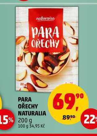 Penny Market Para ořechy naturalia, 200 g nabídka